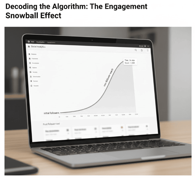 Crypto and Web3 analytics dashboard showing an engagement snowball effect driven by high-performing KOL content.