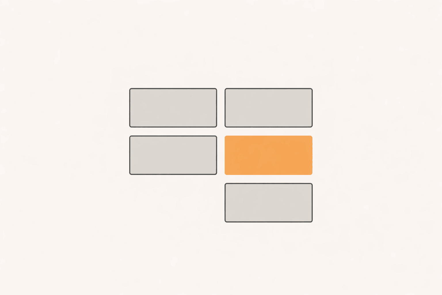 Five rectangular blocks representing common bear market KOL strategy mistakes, with one highlighted element showing the correct approach